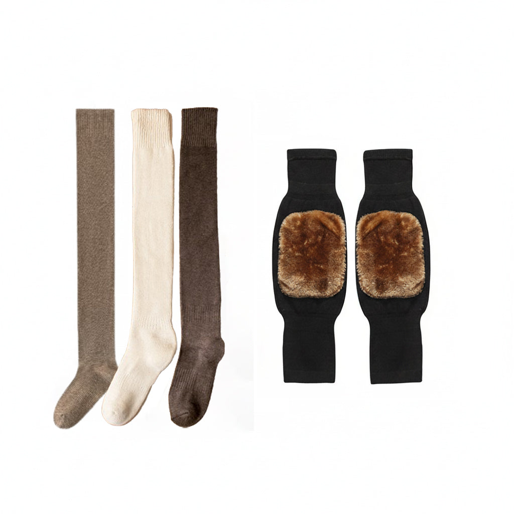 🔥🥳2026 HOT SALE🥳💞50K+ SOLD!🧦🤝✨ Classic Elegance, Effortless Wear | Soft & Stretchy Thigh High Socks❤️🔥🧦