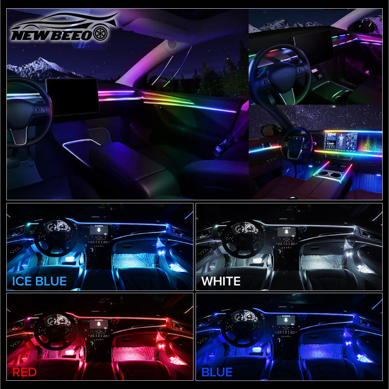 🥳2026 HOT SALE🥳💞50K+ SOLD! 🚗💡 50% OFF! Car Interior LED Atmosphere Lights – ultra-thin & easy to fit, adds a custom glow for stunning evening drives! ✨✅