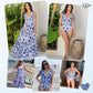 🥳2026 HOT SALE🥳💞50K+ SOLD!👵🌊Limited time clearance price - V-Neck Lace Up One Piece Swimsuit with Skirt – Feel confident at the beach! Built-in skirt offers gentle coverage. Lace-up neck, adjustable fit. Quick-dry fabric, comfy all day. 🏖️🌸