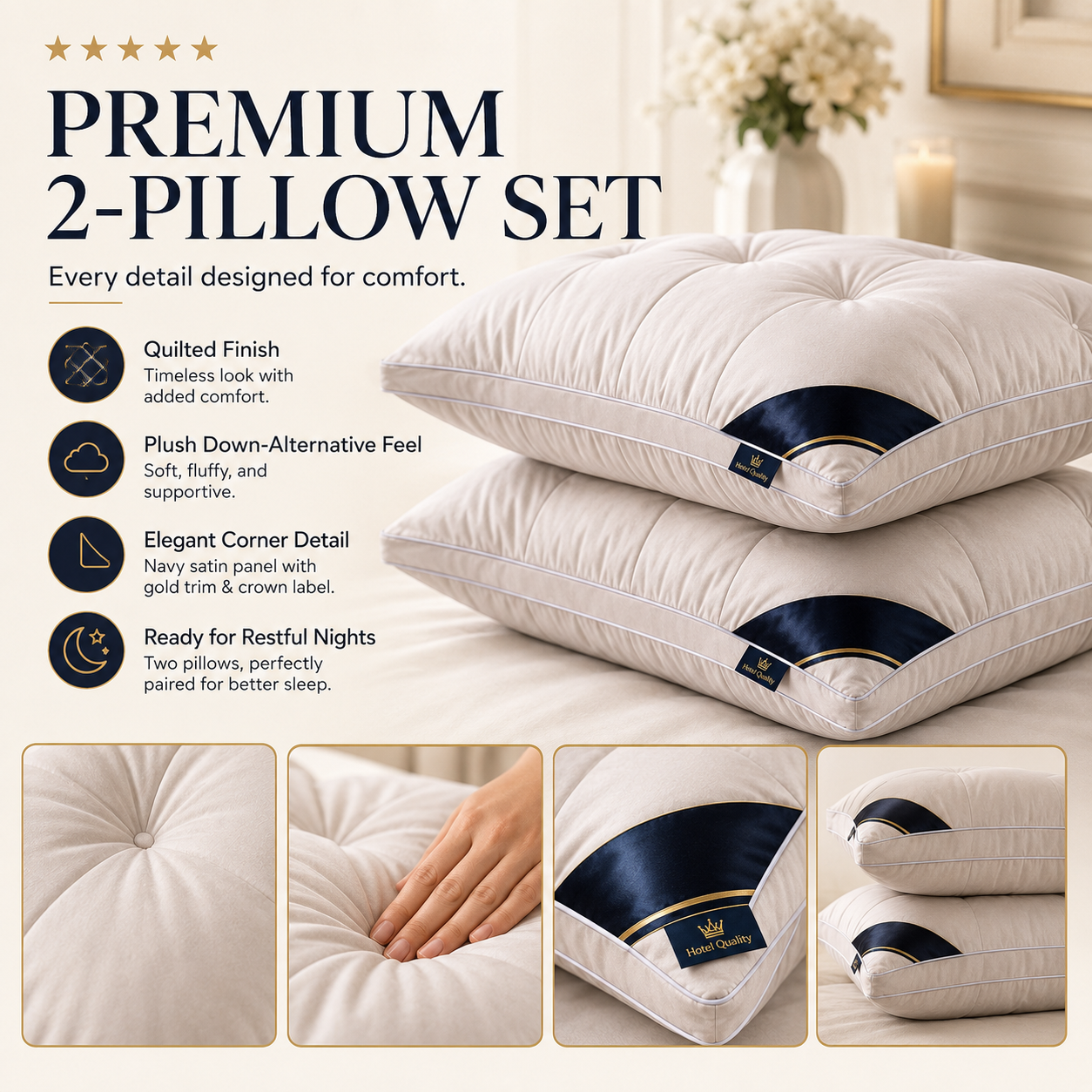 🥳2026 HOT SALE🥳💞50K+ SOLD!🛏️✨ 50% OFF! Washable Ergonomic Neck Pillow – Breathable 3D stitching & soft memory foam. Supports natural neck curve – perfect for side & back sleepers! 💤🌟