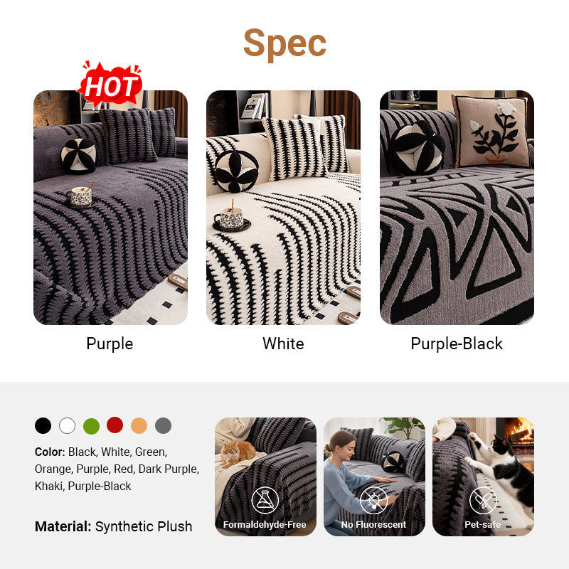 🥳2026 HOT SALE🥳💞50K+ SOLD! 🛋️✨ New Soft Plush Non-Slip Couch Cover – ultra-soft, stays put, protects sofas from spills, pets & daily wear. Cosy comfort all year round! 💖🏠