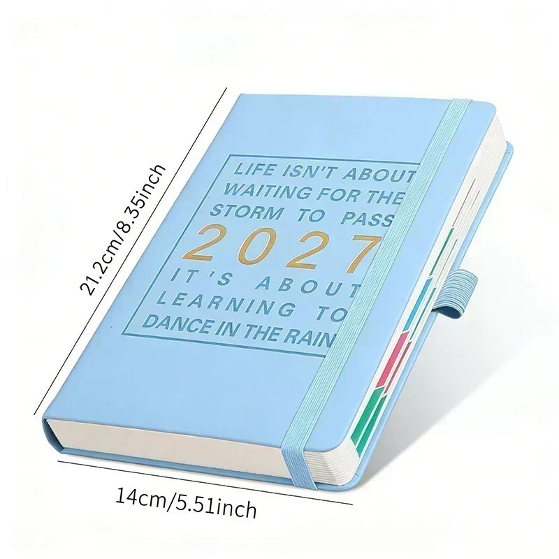 🥳2026 HOT SALE🥳💞50K+ SOLD! 📖🌟 50% OFF! 2027 Date‑Marked Notebook – One day per sheet, classic quote cover. Durable materials – your daily companion for the whole year! From £8.99! 🏠💚