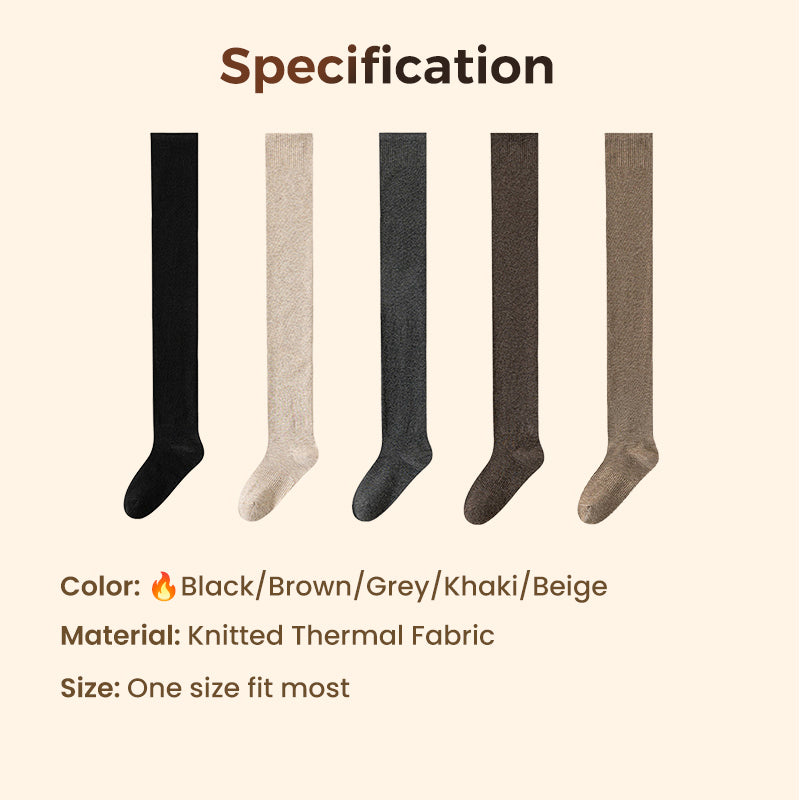 🔥🥳2026 HOT SALE🥳💞50K+ SOLD!🧦🤝✨ Classic Elegance, Effortless Wear | Soft & Stretchy Thigh High Socks❤️🔥🧦