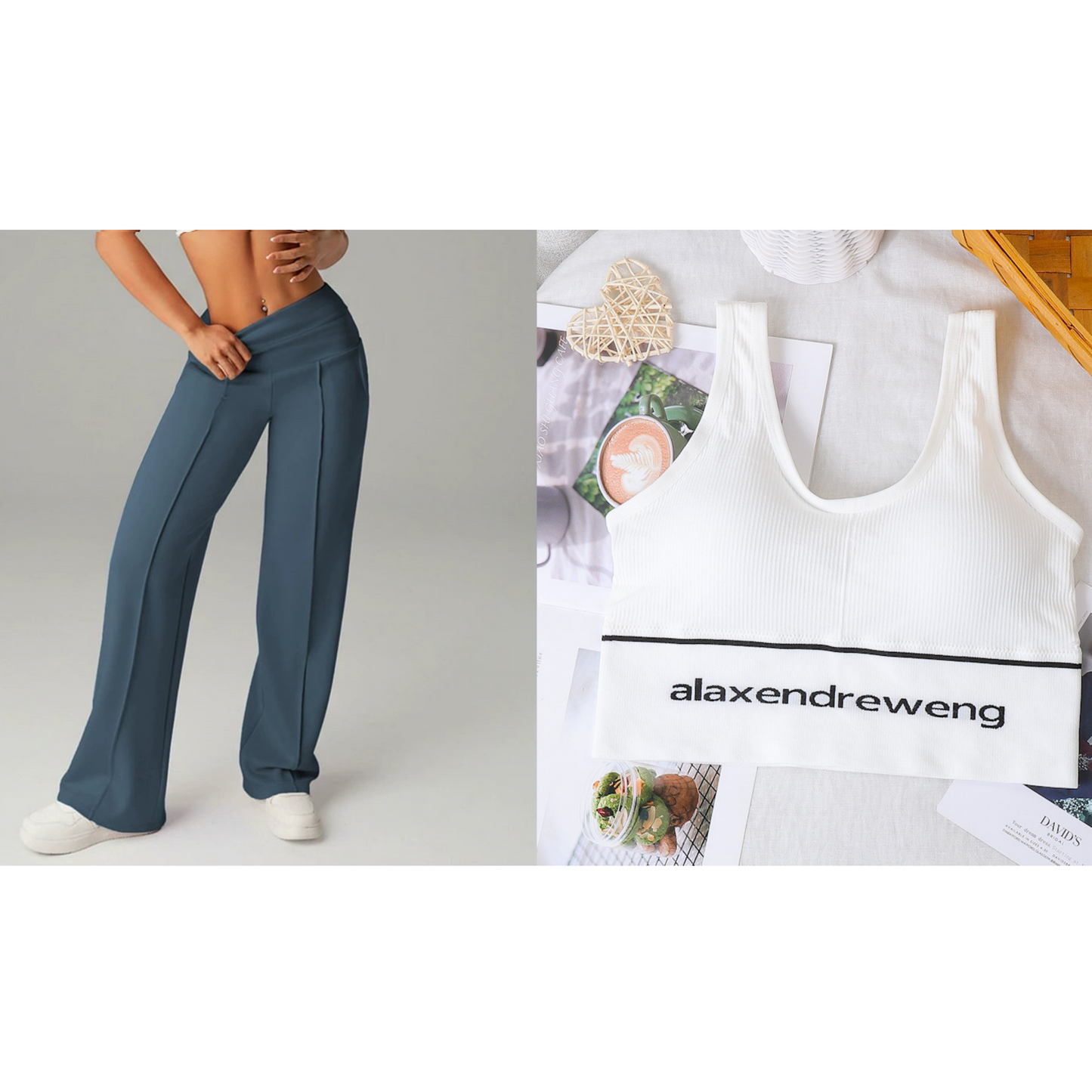 🥳2026 HOT SALE🥳💞50K+ SOLD!☕🧘‍♀️Women's High Waist Wide Leg Pants – Soft stretch fabric, gentle tummy control! Flattering fit for every shape. Easy pull-on, no tricky buttons. Your everyday essential. 🧵🦵