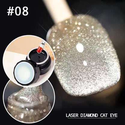 🥳2026 HOT SALE🥳💞50K+ SOLD!⏳💅LAST DAY HOT SALE 50% OFF💎Laser Diamond Cat Eye Nail Polish🌸✨