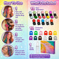 🥳2026 HOT SALE🥳💞50K+ SOLD! 🌈🎨 50% OFF! 12-Color Temporary Hair Chalk Applicator Set – Vibrant shades for highlights, streaks & full-color fun. Easy clamp-on application – wash out with shampoo! Perfect for parties, festivals & cosplay! 🎉✨