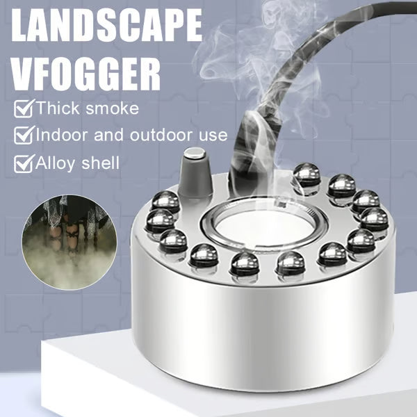 🥳2026 HOT SALE🥳💞50K+ SOLD! 🎃✨ 50% OFF! 12-LED Ultrasonic Mist Maker Fogger – Creates cool mist & colourful lights for Halloween décor, humidifiers & fountains. Quiet operation – just plug & play! 👻💧