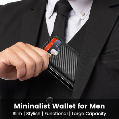 🥳2026 HOT SALE🥳💞50K+ SOLD! 🎁💼 50% OFF! AirTag Wallet for Men – Built‑in AirTag slot, RFID blocking & pop‑up card access. Premium leather + aluminum case, holds 12 cards – the perfect smart gift! 🔒✨