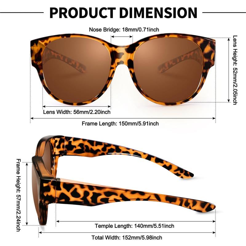 🥳2026 HOT SALE🥳💞50K+ SOLD!😎👓 50% OFF! UV400 Sunglasses – Fit over prescription glasses, stylish & comfy. Polarized, glare‑free. Perfect for driving & sunny days! 🛡️✨