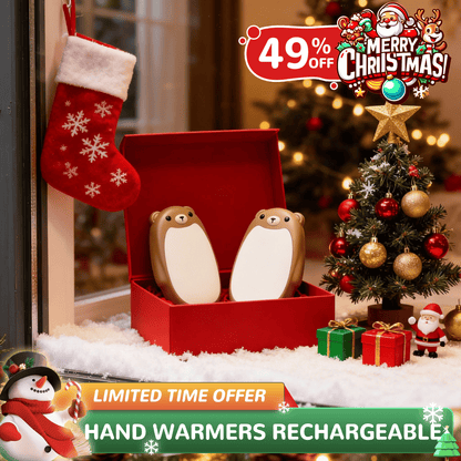 🥳2026 HOT SALE🥳💞50K+ SOLD! 🐻❄️ 50% OFF! Rechargeable Bear Hand Warmers – 3-second heat, 3 temperature settings, magnetic pairing & 2000mAh battery. A cosy winter gift for cold commutes! 🎁💚