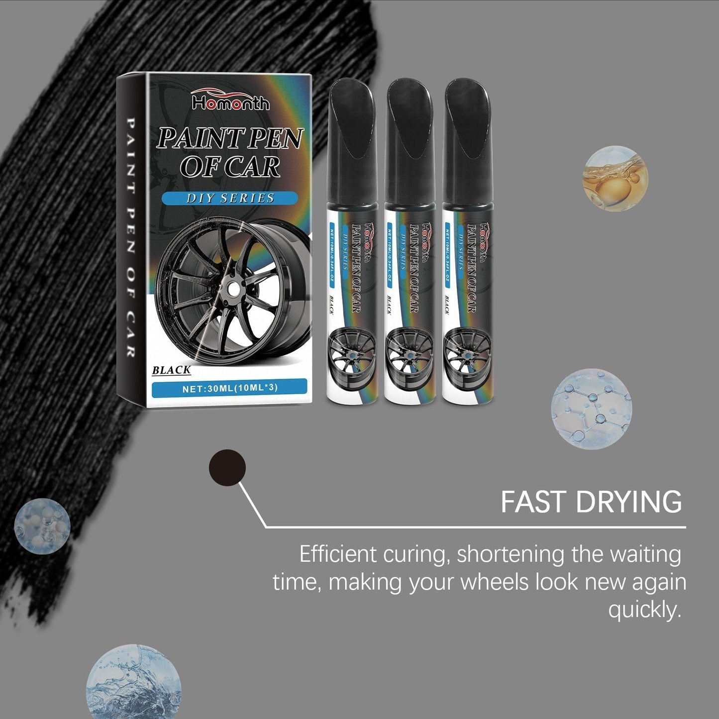 ✨ BUY 2 GET 1 FREE! 🔧 Magic Car Scratch Repair Pen – Permanent & No-Drip Formula – Fix rim scratches in minutes, includes clear coat – perfect for quick DIY fixes 🚗