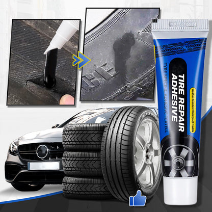 🥳2026 HOT SALE🥳💞50K+ SOLD! ✨🔧 BUY 1 GET 1 FREE! Weather‑Resistant Waterproof Flexible Tire Repair Adhesive – Strong bond, flexible & durable. For cars, bikes & more – reliable in rain or heat! 🚗💪
