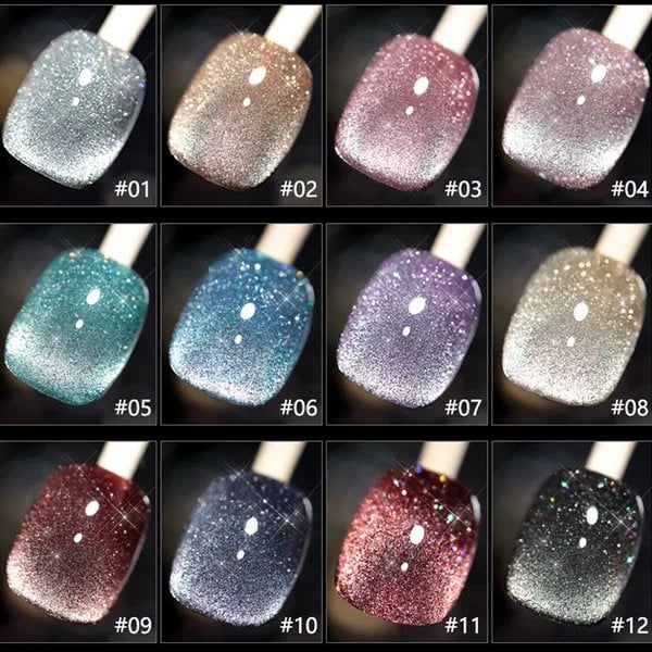 🥳2026 HOT SALE🥳💞50K+ SOLD!⏳💅LAST DAY HOT SALE 50% OFF💎Laser Diamond Cat Eye Nail Polish🌸✨