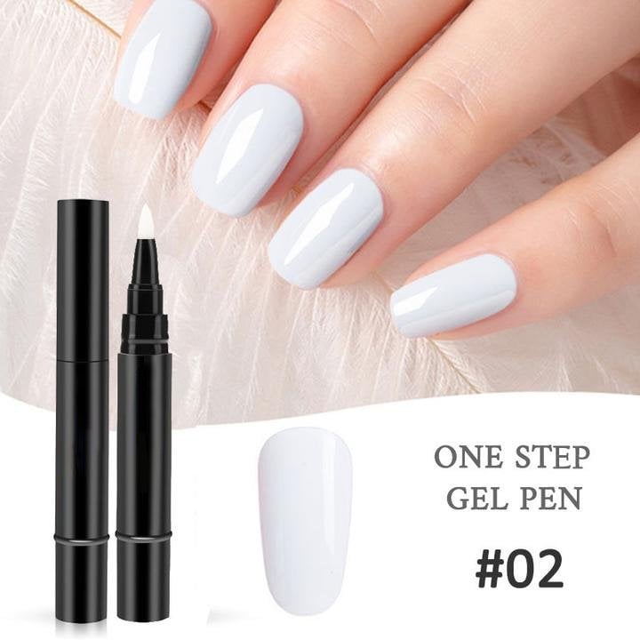🥳2026 HOT SALE🥳💞50K+ SOLD!💅✨ BUY 1 GET 1 FREE! One Step Gel Nail Pen – 3‑in‑1, no base/top coat needed. 18 colours, salon‑grade shine, 15‑30 days wear. DIY perfection at home! 🎨💖