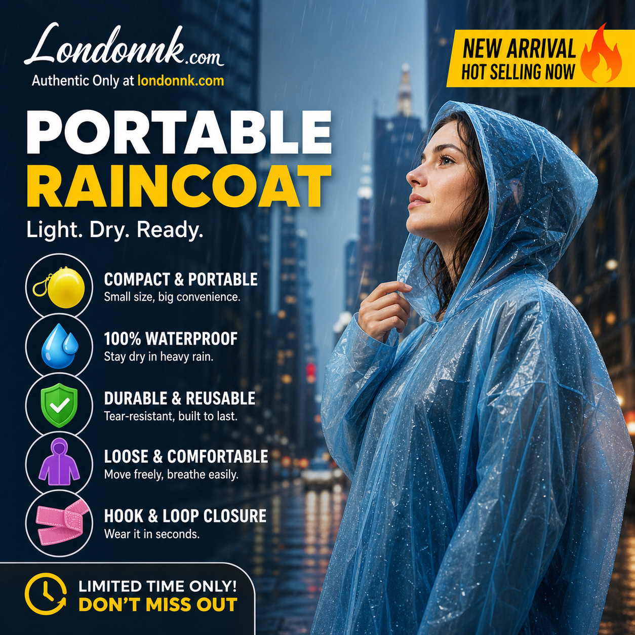 🥳2026 HOT SALE🥳💞50K+ SOLD! ☔🎁 BUY 1 GET 1 FREE! Mini Ball Shape Disposable Raincoat – From £6.99! Ultra‑compact ball packaging fits in any bag, purse or glove box. Waterproof & easy to use – always ready for sudden showers! 🌧️✨