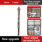 🥳2026 HOT SALE🥳💞50K+ SOLD!🔥🪚 50% OFF! 4‑Flute Serrated Eccentric Drill Bit Kit – 4 cutting edges, titanium‑coated, fast chip removal. Drills tile, wood, metal & concrete. A must‑have for DIYers! ⚡✨