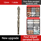 🥳2026 HOT SALE🥳💞50K+ SOLD!⚙️🌀 50% OFF! 4-Flute Serrated Drill Bit Kit – Eccentric tip, high-strength alloy. Fast drilling, long life. Your workshop upgrade. 🏠🕊️
