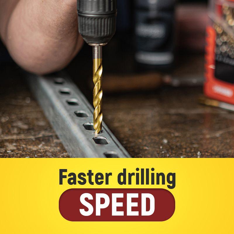 🥳2026 HOT SALE🥳💞50K+ SOLD!🛠️🧰 50% OFF! 99‑Piece Titanium Drill Bit Set – 1.5‑10mm full range, HSS titanium‑coated. Drills wood, plastic, PVC & thin metal. A must‑have for every DIYer! ⚡✨