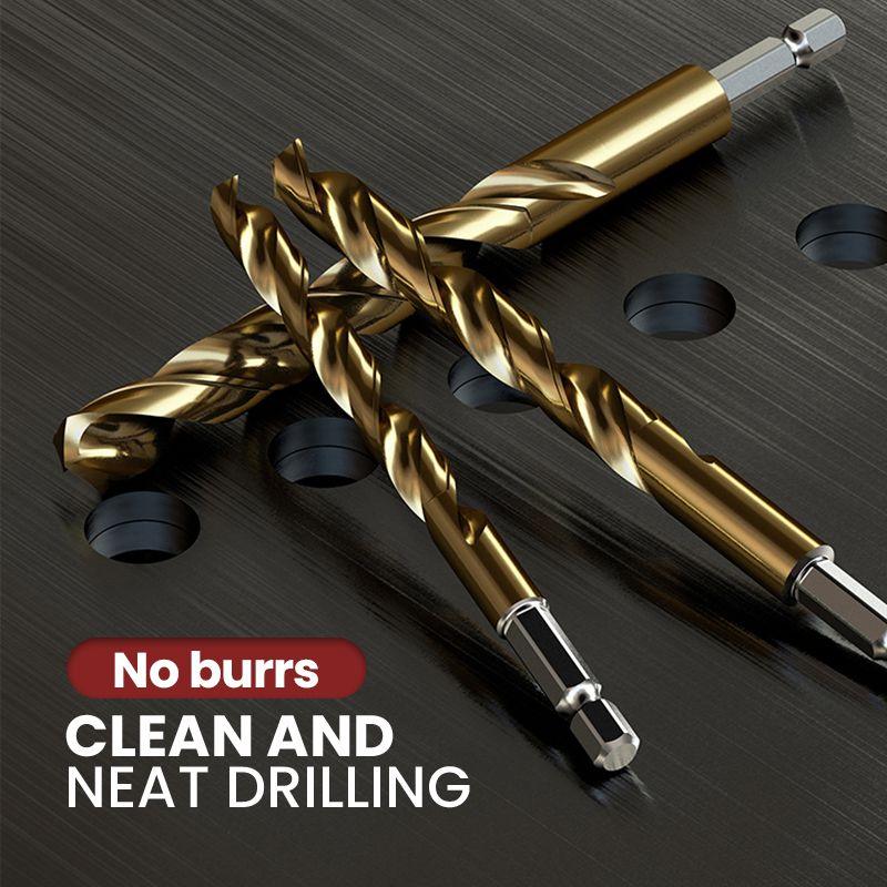 🥳2026 HOT SALE🥳💞50K+ SOLD!🛠️🧰 50% OFF! 99‑Piece Titanium Drill Bit Set – 1.5‑10mm full range, HSS titanium‑coated. Drills wood, plastic, PVC & thin metal. A must‑have for every DIYer! ⚡✨