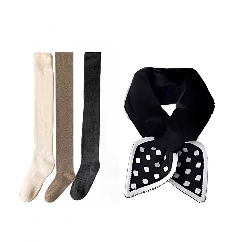 🔥🥳2026 HOT SALE🥳💞50K+ SOLD!🧦🤝✨ Classic Elegance, Effortless Wear | Soft & Stretchy Thigh High Socks❤️🔥🧦