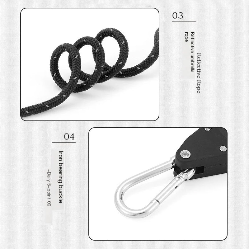 🥳2026 HOT SALE🥳💞50K+ SOLD!⛺✨ 50% OFF! High-Strength Fix Rope – Ultralight, reflective & easy to adjust. Secure your campsite quickly. Gear up for adventure. 🏕️⚡