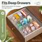 🥳2026 HOT SALE🥳💞50K+ SOLD! 💊🗄️ 50% OFF! Transparent Extendable Storage Organiser – adjustable 24.5–43cm, clear PET walls let you see every item at a glance. Perfect for medicines, supplements & toiletries – no more rummaging! 🏠✨