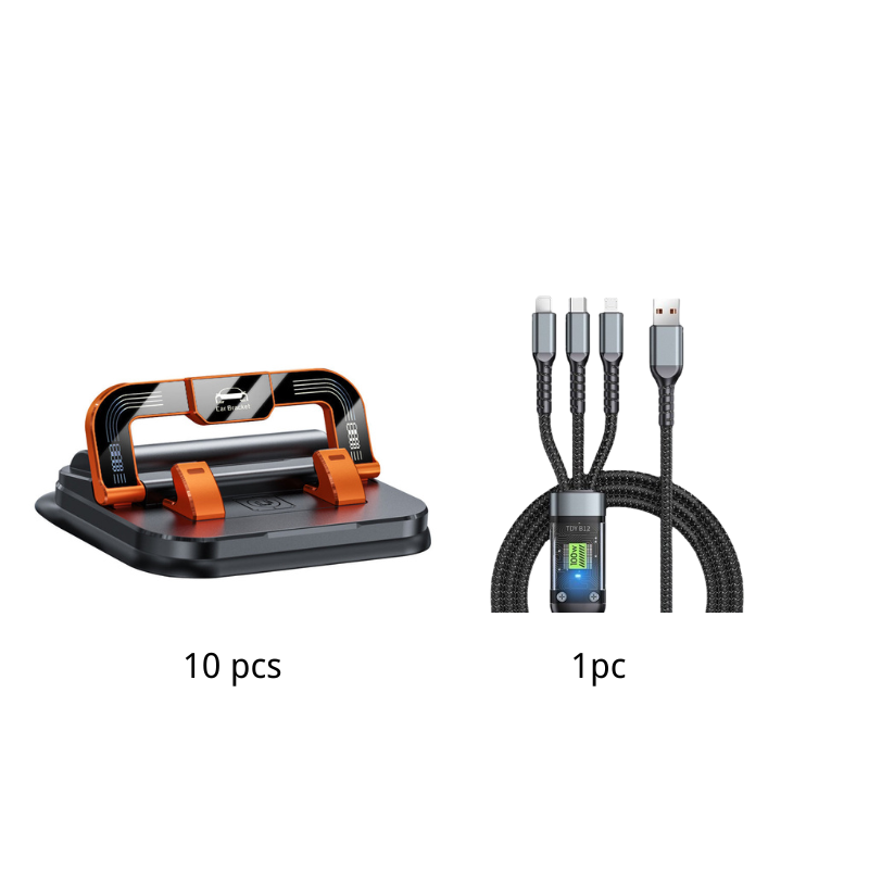 🥳2026 HOT SALE🥳💞50K+ SOLD!📱 50% OFF NOW! ✨ 360° Rotating Foldable Phone Holder - Universal Compatibility with Anti-Slip Base for Desk, Car & Travel Use 🚗💻