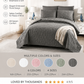 🥳2026 HOT SALE🥳💞50K+ SOLD! 🛏️✨ 50% OFF! 100% Cotton Bedding 4-Piece Set – embossed floral pattern, breathable & certified safe. Duvet cover, sheet & 2 pillowcases. Cosy all year round! 🛡️💚