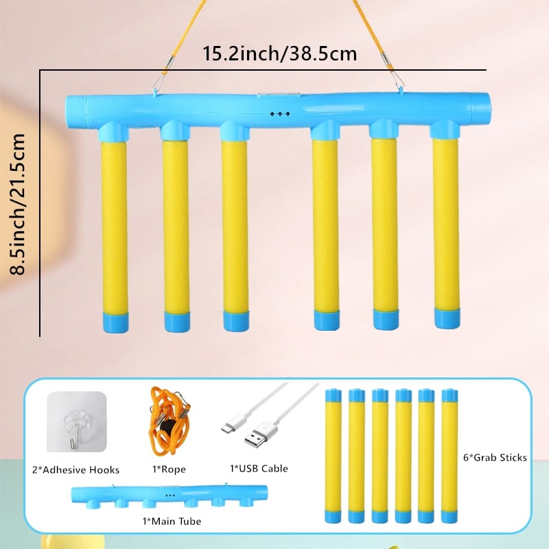 🥳2026 HOT SALE🥳💞50K+ SOLD! 🎯⚡ 50% OFF! Reflective Drop Stick Challenge Game Set – 3-speed gears, USB rechargeable, safe EVA sticks. Fun reaction training for family & kids! 🏆💚