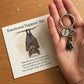 🦇Emotional Support Bat Inspirational Keychain