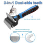 🥳2026 HOT SALE🥳💞50K+ SOLD!🔥💖 50% OFF! Gentle Deshedding Brush for Dogs & Cats – Sharp inner blades cut tangles, rounded tips protect skin. Ergonomic grip, easy to clean. Love the brush, hate the shedding. 🐈🌸