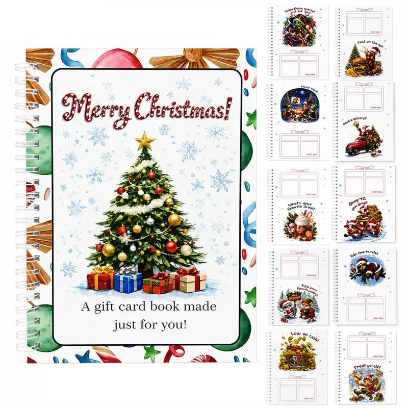 🥳2026 HOT SALE🥳💞50K+ SOLD! 🎅💌 50% OFF! Christmas Gift Card Holder Book – 12 pages of surprises, mix gift cards with photos & heartfelt messages. From £6.99 – a keepsake they’ll treasure! ❤️🎄
