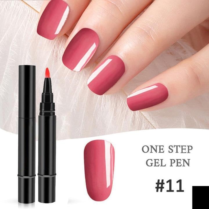 🥳2026 HOT SALE🥳💞50K+ SOLD!💅✨ BUY 1 GET 1 FREE! One Step Gel Nail Pen – 3‑in‑1, no base/top coat needed. 18 colours, salon‑grade shine, 15‑30 days wear. DIY perfection at home! 🎨💖