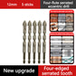 🥳2026 HOT SALE🥳💞50K+ SOLD!🔥🪚 50% OFF! 4‑Flute Serrated Eccentric Drill Bit Kit – 4 cutting edges, titanium‑coated, fast chip removal. Drills tile, wood, metal & concrete. A must‑have for DIYers! ⚡✨
