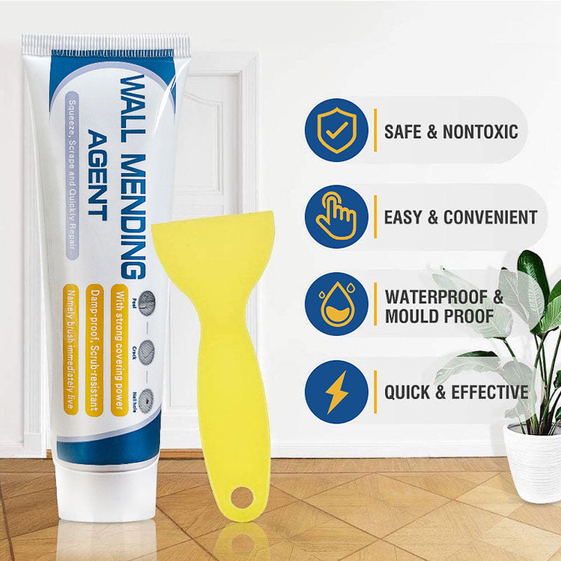 🥳2026 HOT SALE🥳💞50K+ SOLD!🔧 📐50% OFF! Efficient Drywall Repair Kit – Fix Walls in Minutes! All-in-1 kit with scraper for cracks & holes. Quick, lasting results. 🛠️🏠