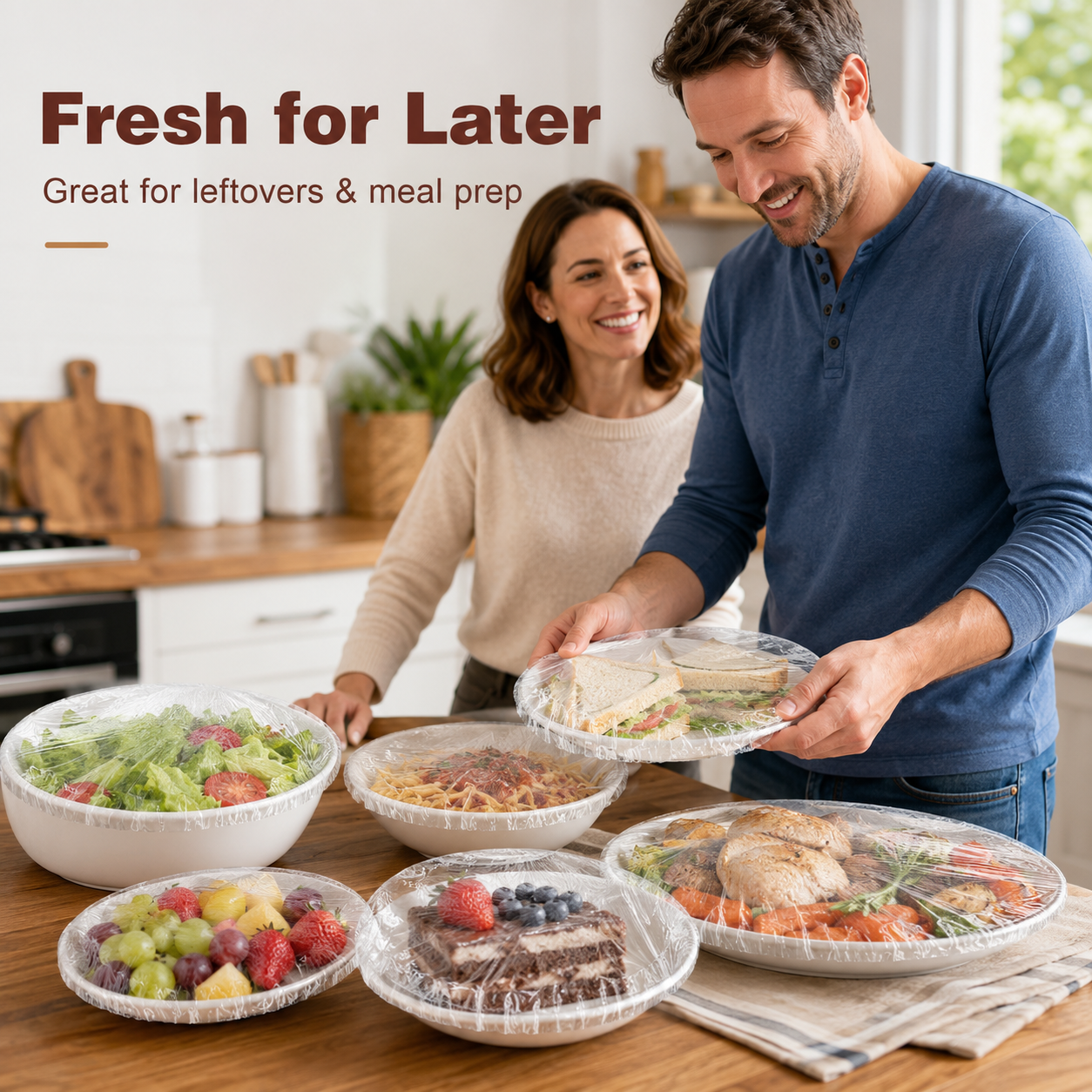 🥳2026 HOT SALE🥳💞50K+ SOLD!🎯🌈 LAST DAY – JUST £0.099! Elastic Food Covers – Transparent design lets you see leftovers at a glance. Perfect for BBQs, meal prep & everyday storage! 💪💚