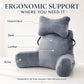 🥳2026 HOT SALE🥳💞50K+ SOLD! 🛋️📖 50% OFF! Multi‑Functional Waist Support Reading Pillow – High‑back support, cushioned headrest & padded side armrests. Velvet‑feel cover, removable washable – perfect for bed, sofa & floor! From £6.99! 🛏️💤