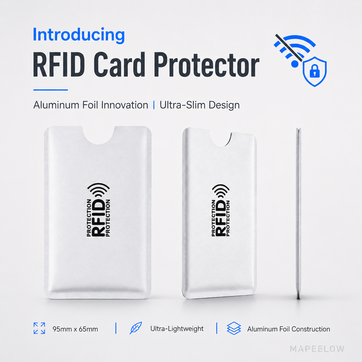 🥳2026 HOT SALE🥳💞50K+ SOLD!🛡️💳 50% OFF! RFID‑Blocking Credit Card Holder – Shields your cards from digital pickpockets. Slim, durable & travel‑friendly – secure your identity! 🔒✨