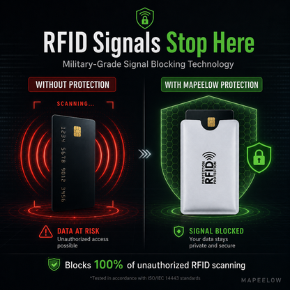 🥳2026 HOT SALE🥳💞50K+ SOLD!🛡️💳 50% OFF! RFID‑Blocking Credit Card Holder – Shields your cards from digital pickpockets. Slim, durable & travel‑friendly – secure your identity! 🔒✨