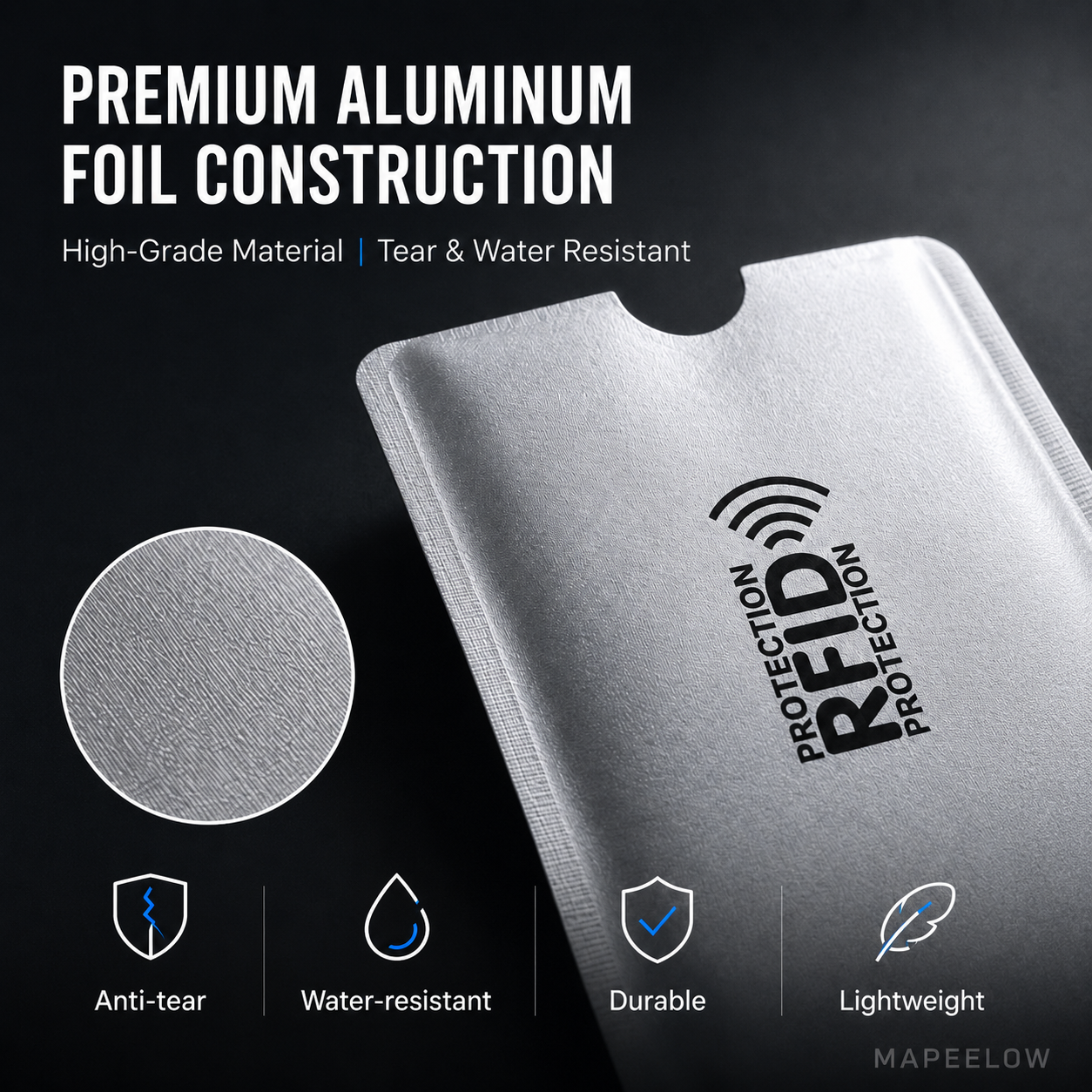 🥳2026 HOT SALE🥳💞50K+ SOLD!🛡️💳 50% OFF! RFID‑Blocking Credit Card Holder – Shields your cards from digital pickpockets. Slim, durable & travel‑friendly – secure your identity! 🔒✨