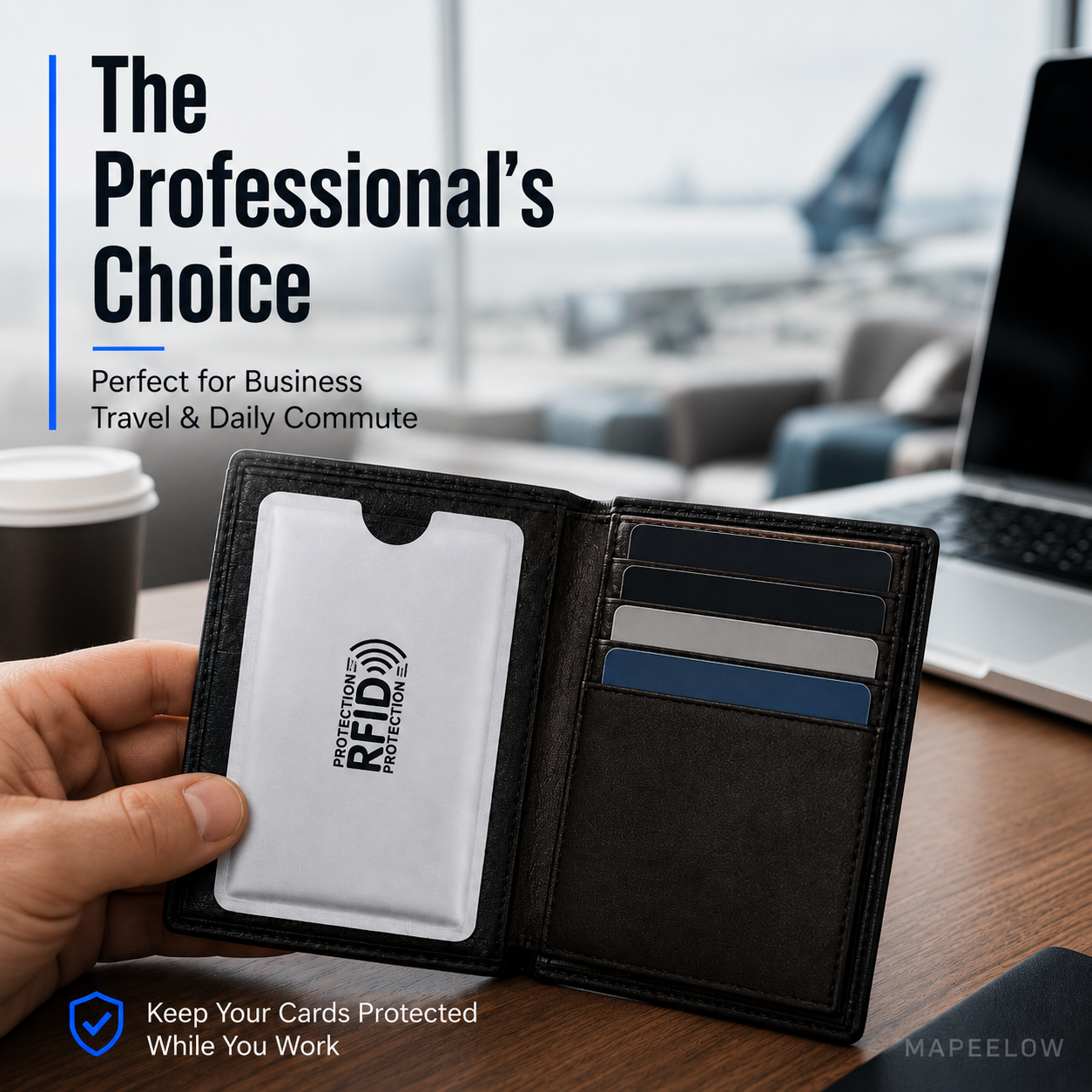 🥳2026 HOT SALE🥳💞50K+ SOLD!🛡️💳 50% OFF! RFID‑Blocking Credit Card Holder – Shields your cards from digital pickpockets. Slim, durable & travel‑friendly – secure your identity! 🔒✨