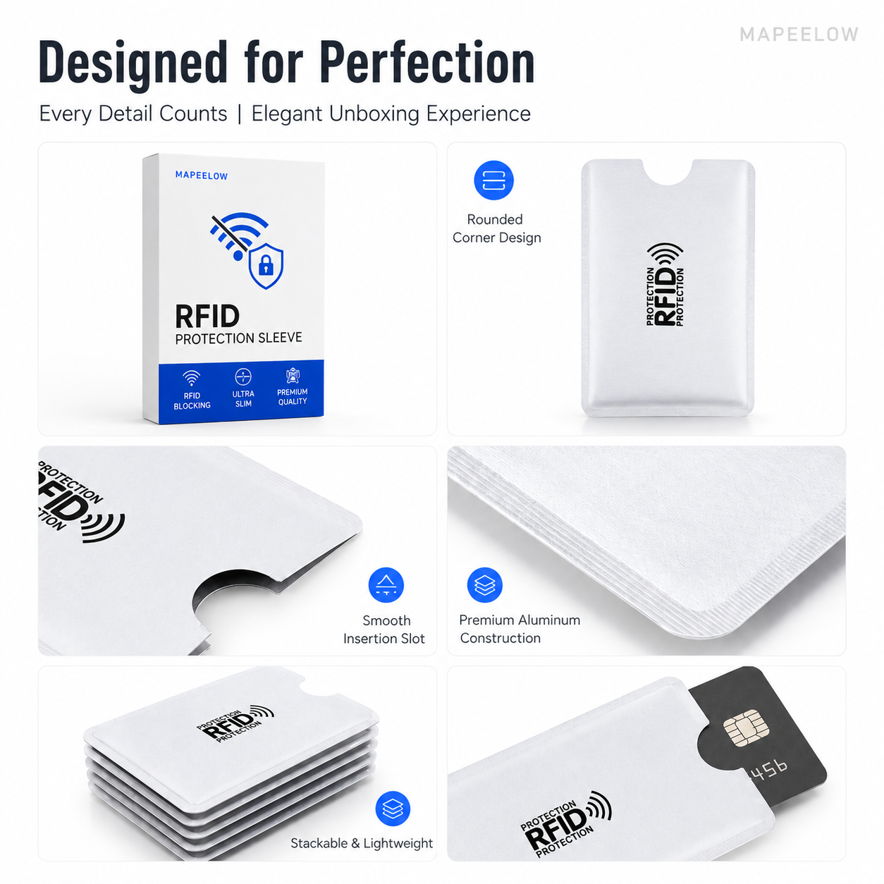 🥳2026 HOT SALE🥳💞50K+ SOLD!🛡️💳 50% OFF! RFID‑Blocking Credit Card Holder – Shields your cards from digital pickpockets. Slim, durable & travel‑friendly – secure your identity! 🔒✨