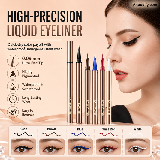 🥳2026 HOT SALE🥳💞50K+ SOLD!👁️✨ 50% OFF! Waterproof Long‑lasting Eyeliner Pencil – 0.09mm fine tip, smooth & precise. Smudge‑proof, sweat‑proof. A red carpet favourite! 💄💋