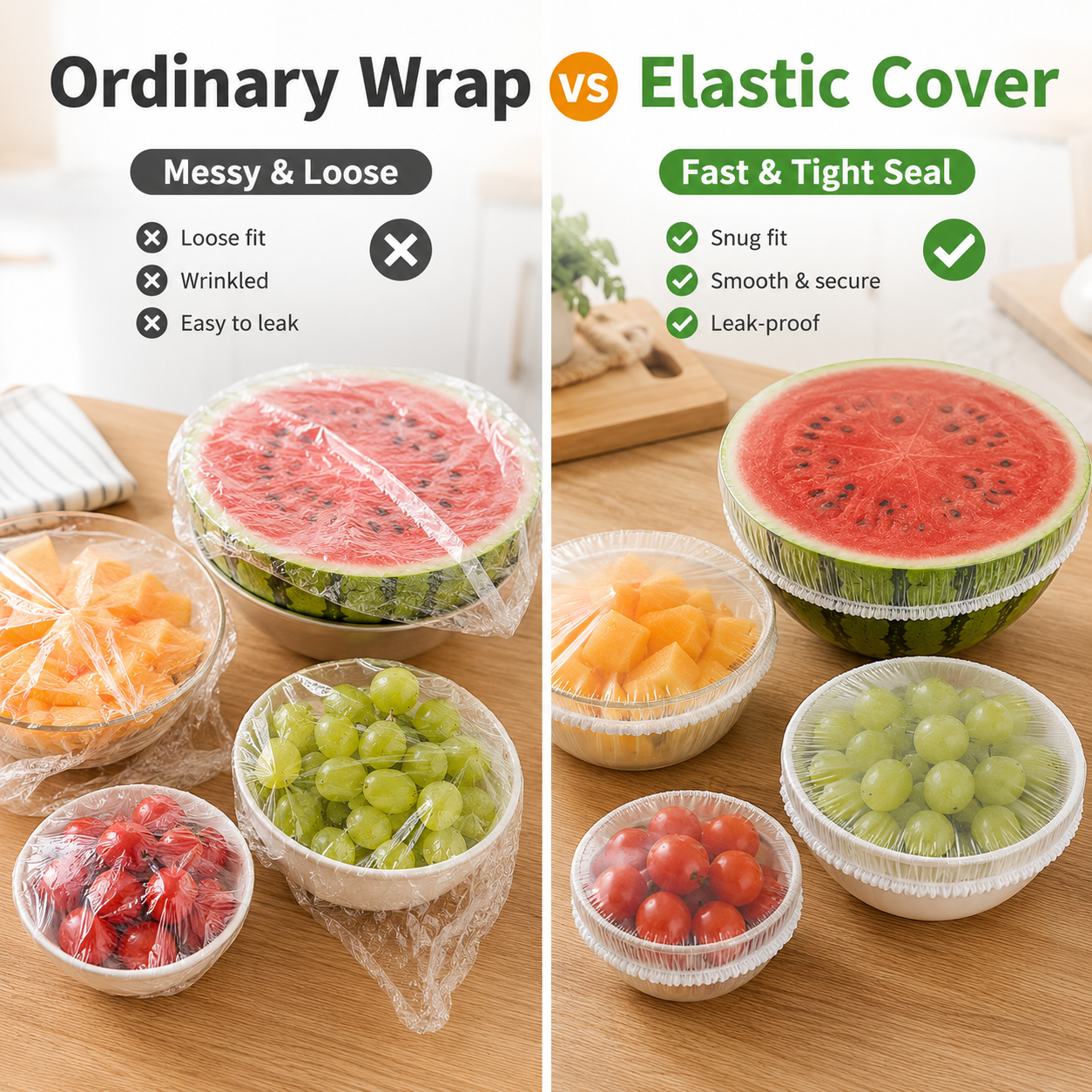 🥳2026 HOT SALE🥳💞50K+ SOLD!🎯🌈 LAST DAY – JUST £0.099! Elastic Food Covers – Transparent design lets you see leftovers at a glance. Perfect for BBQs, meal prep & everyday storage! 💪💚