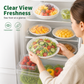 🥳2026 HOT SALE🥳💞50K+ SOLD!🎯🌈 LAST DAY – JUST £0.099! Elastic Food Covers – Transparent design lets you see leftovers at a glance. Perfect for BBQs, meal prep & everyday storage! 💪💚