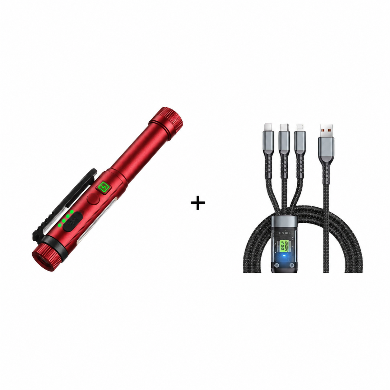 🥳2026 HOT SALE🥳💞50K+ SOLD!🔋🧰 50% OFF! Portable LED Work Torch – Type‑C rechargeable or AA battery, 600LM. Drop‑proof aluminium, IP55 – a must‑have for every toolbox! 🌈✅