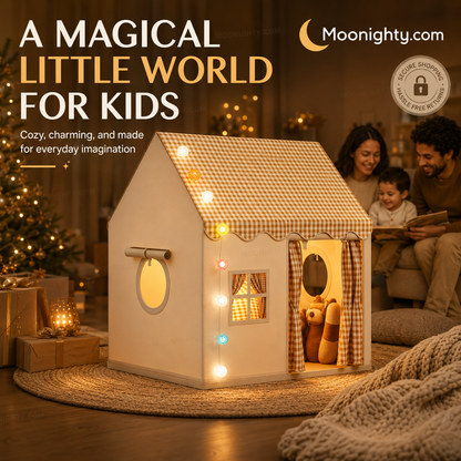 🥳2026 HOT SALE🥳💞50K+ SOLD! 🏠🧸 50% OFF! Indoor Kids Play Tent House – create a cosy play corner instantly! Easy setup, perfect for grandchildren’s imaginative indoor fun! 🛡️✨