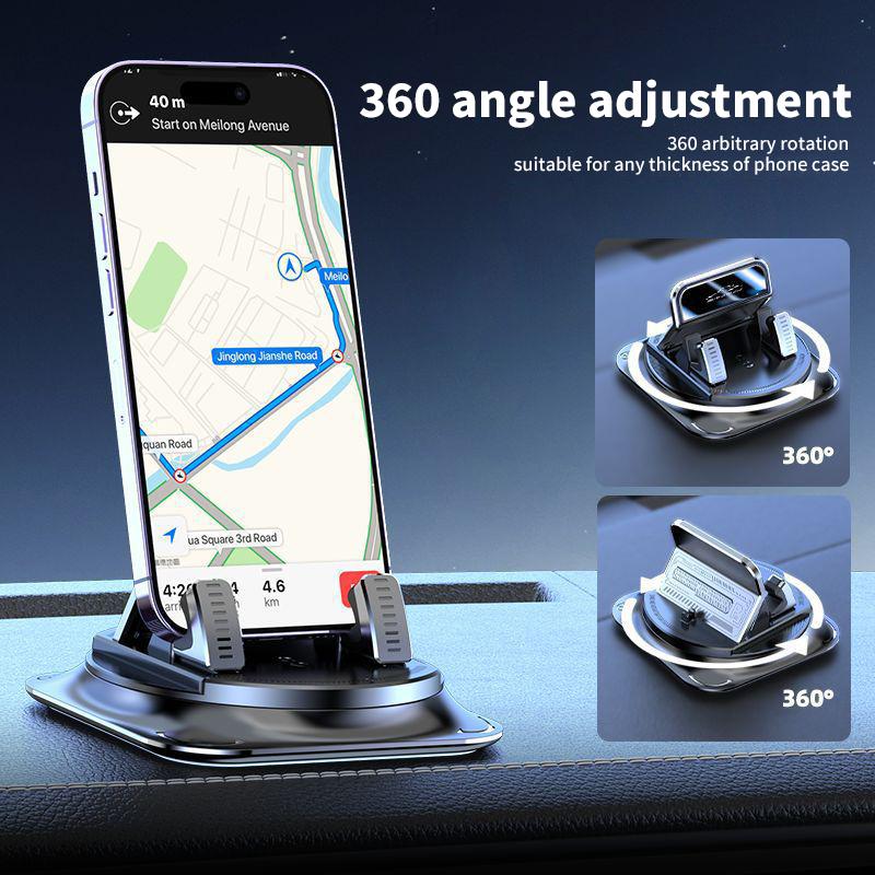 🥳2026 HOT SALE🥳💞50K+ SOLD! 🚗📱 50% OFF! Car Phone Holder with Non-Slip Suction Cup – 360° adjustable, anti-shake silicone pad, one-hand operation. No slipping on bumpy roads! 🛡️✅