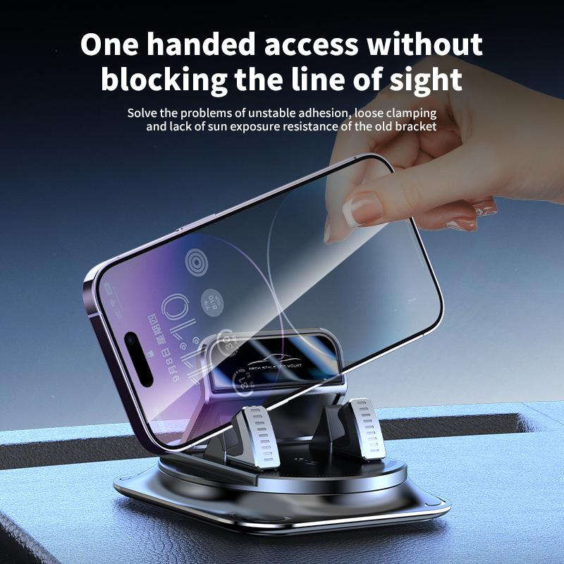 🥳2026 HOT SALE🥳💞50K+ SOLD! 🚗📱 50% OFF! Car Phone Holder with Non-Slip Suction Cup – 360° adjustable, anti-shake silicone pad, one-hand operation. No slipping on bumpy roads! 🛡️✅