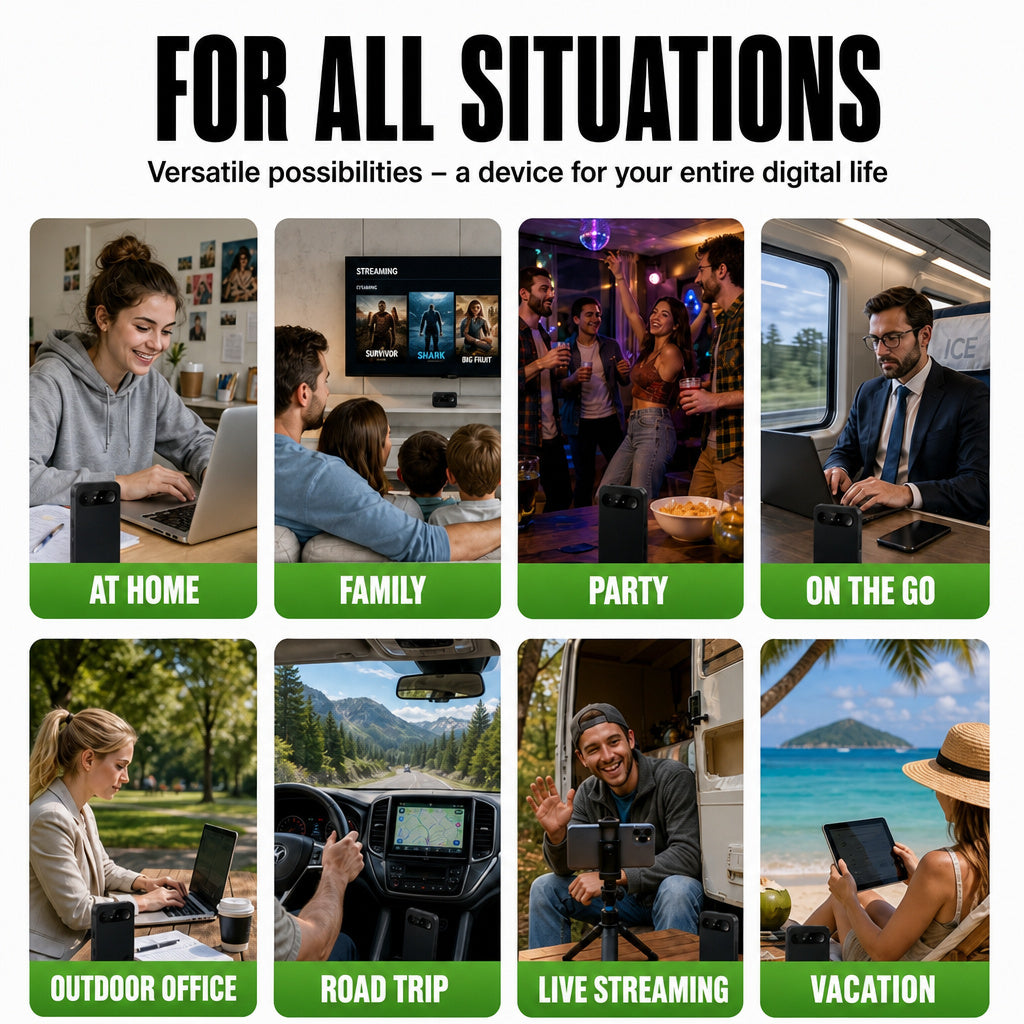 📶 Stay Connected Anywhere – Pocket‑sized WiFi for Travel, Work & Daily Life.